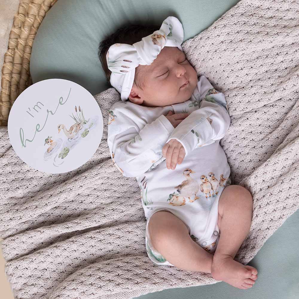 Duck Pond Long Sleeve Organic Bodysuit Duck Pond Long Sleeve Organic Bodysuit
