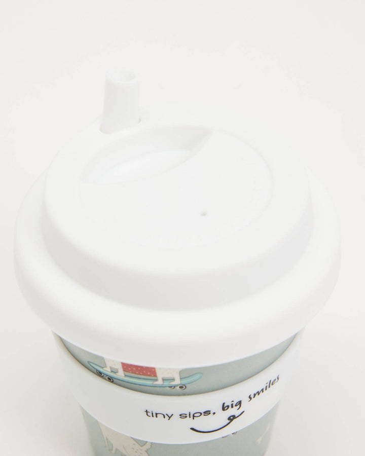 240ml Itti Bamboo Baby Cino Cup + 1 Straw - Doug's Playmates