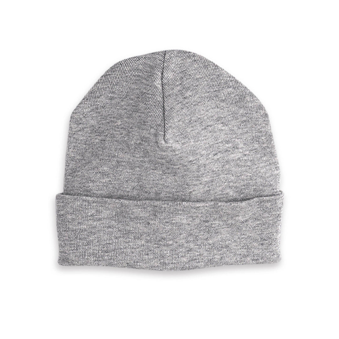 Baby's Heather Grey Cotton Hat