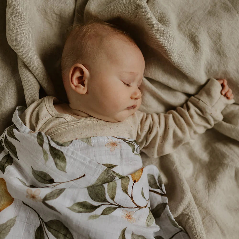 Whimsical Pear Swaddle