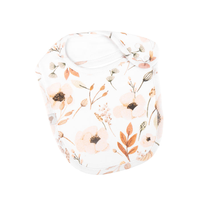 BOHO FLORAL ORGANIC COTTON BIB