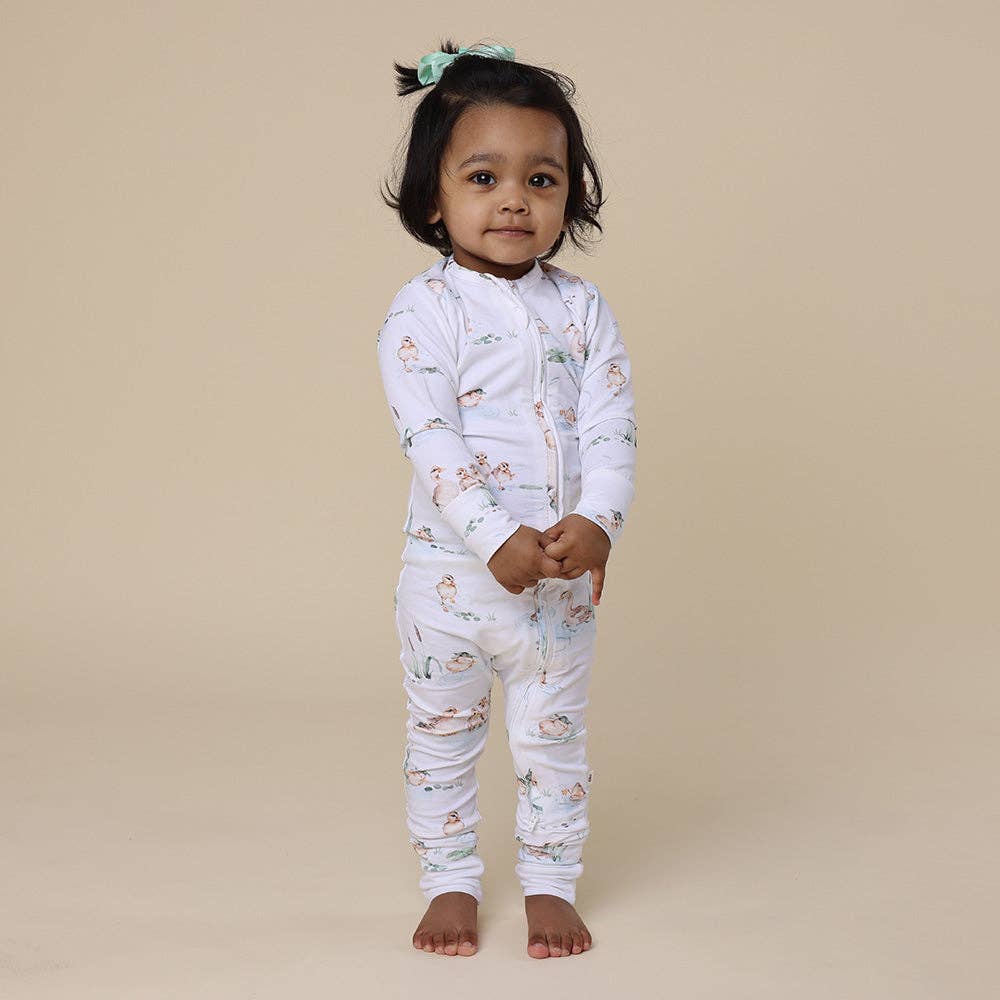 Duck Pond Organic Snugglesuit Convertible Romper