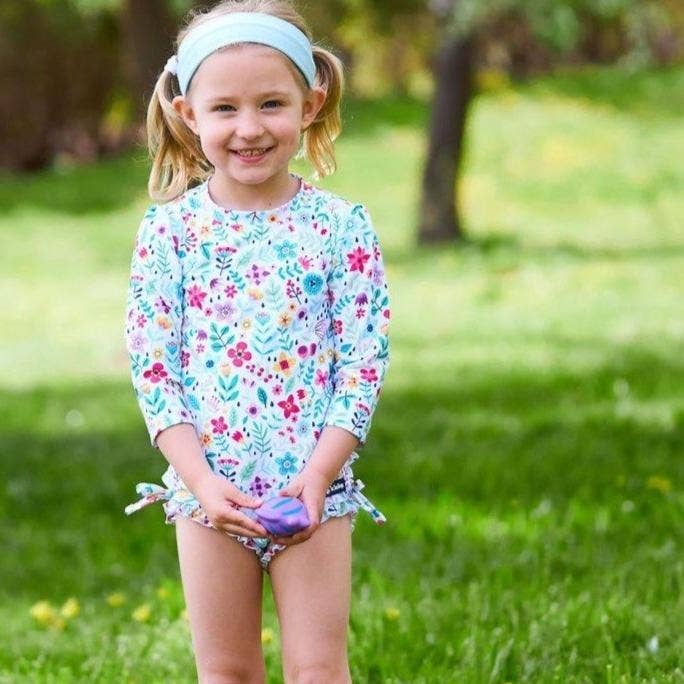 Nappy-change Swimsuit | Ditsy Daisy