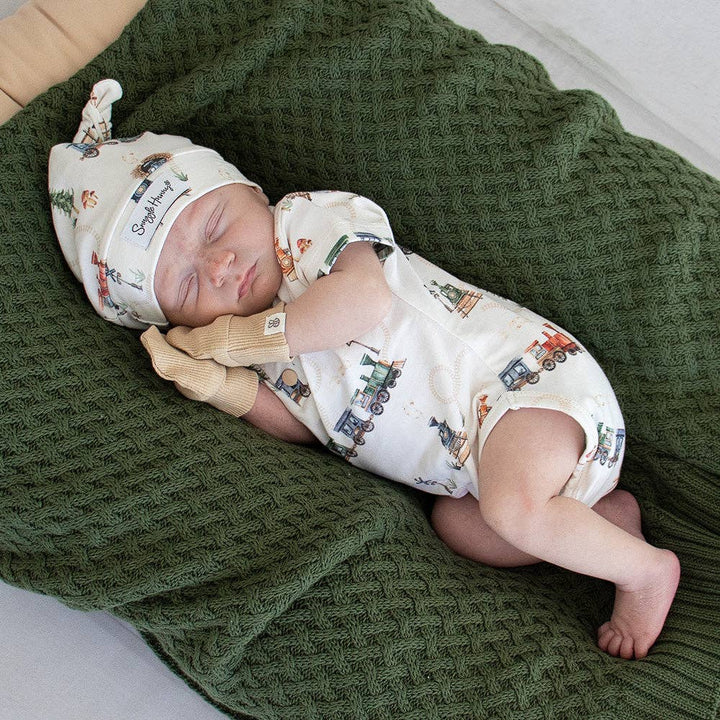 Pebble Organic Cotton Rib Mittens