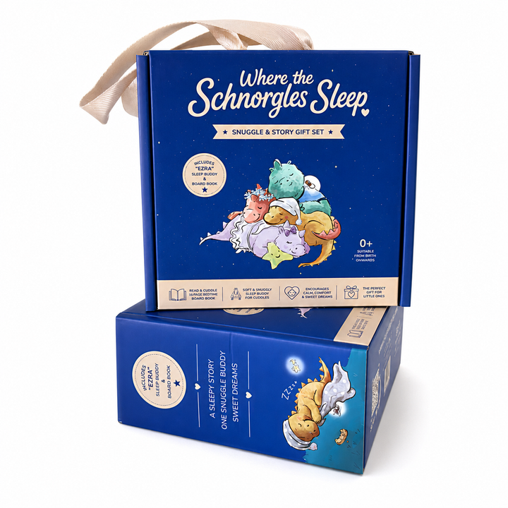 Baby Gift Set | Plush Dinosaur Comforter & Board Book