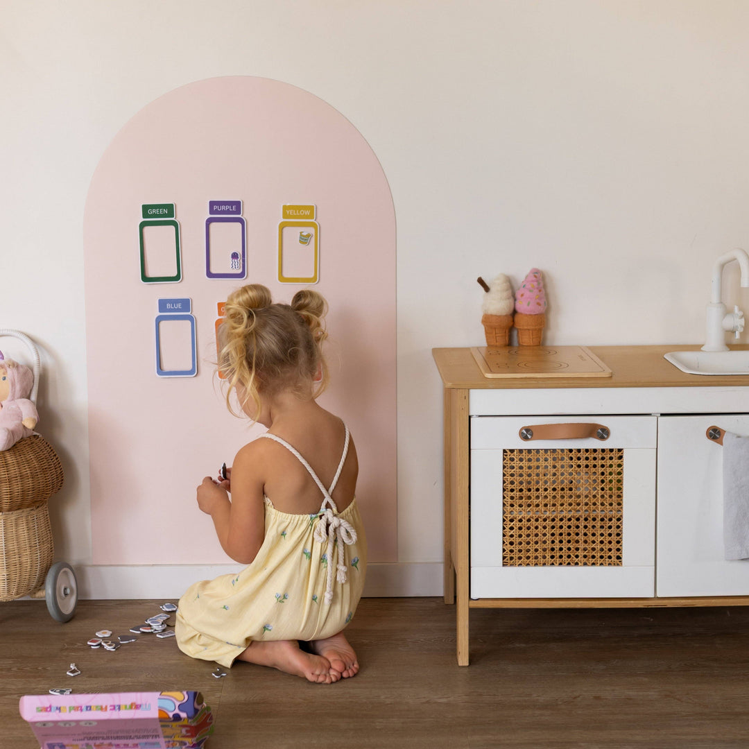 Magnetic Playwall™ | Renter-Friendly Magnetic Wall Decal