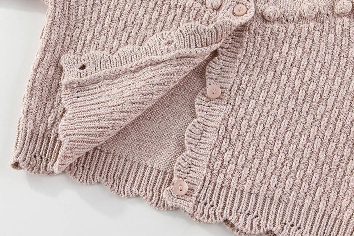 Ella Cardigan 100% cotton: 0-3M, 3-6M, 6-12M, 1-2Y, 2-3Y, 3-4Y, 4-5Y