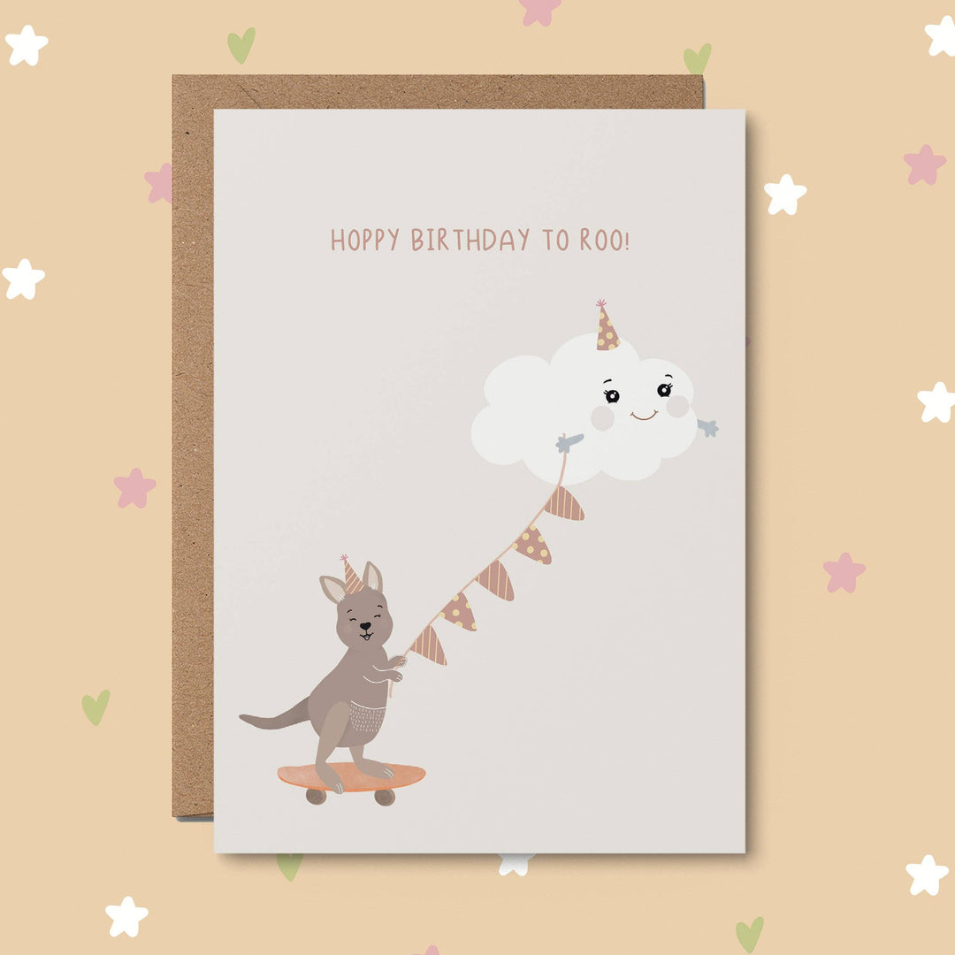 Hoppy Birthday - AUSTRALIAN GREETING CARD
