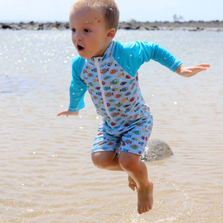 All-in-one Sunsuit | Fish Frenzy