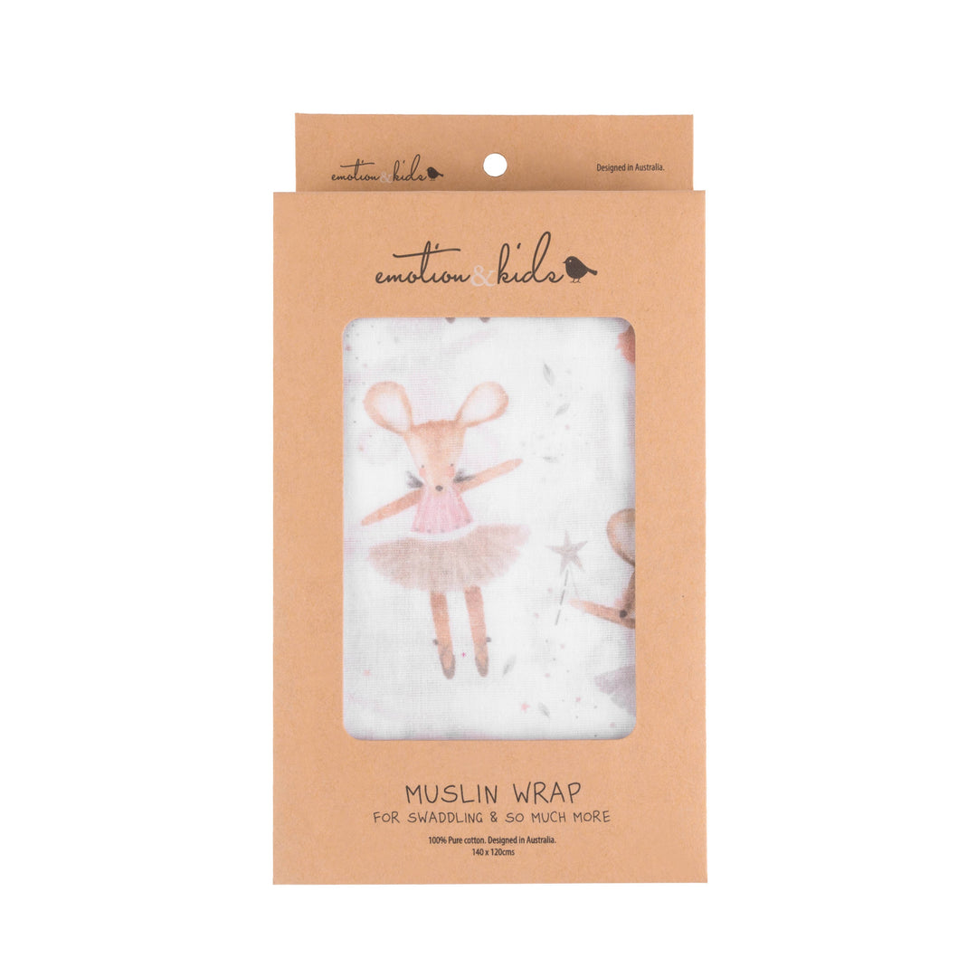 Magical Mouse Muslin Wrap/Swaddle
