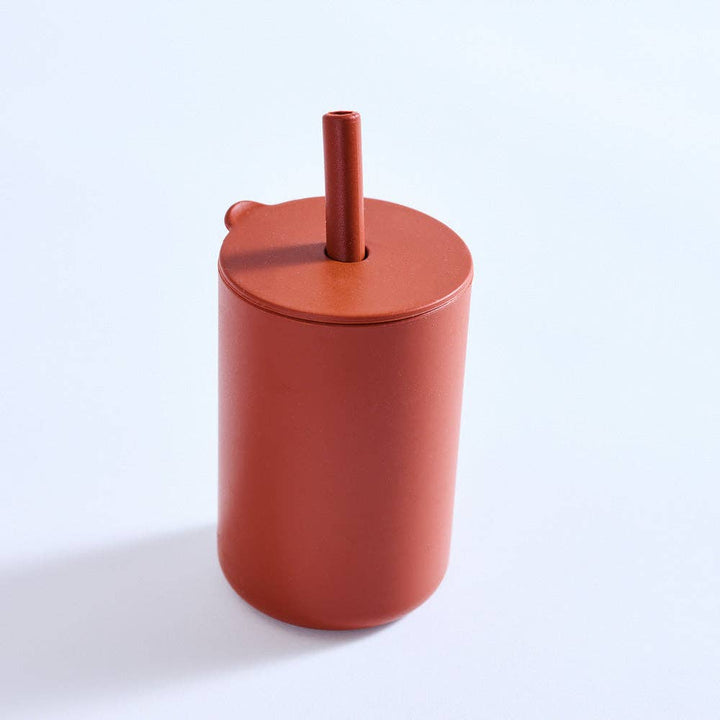 Milk Addict Silicone Cup And Straw Set