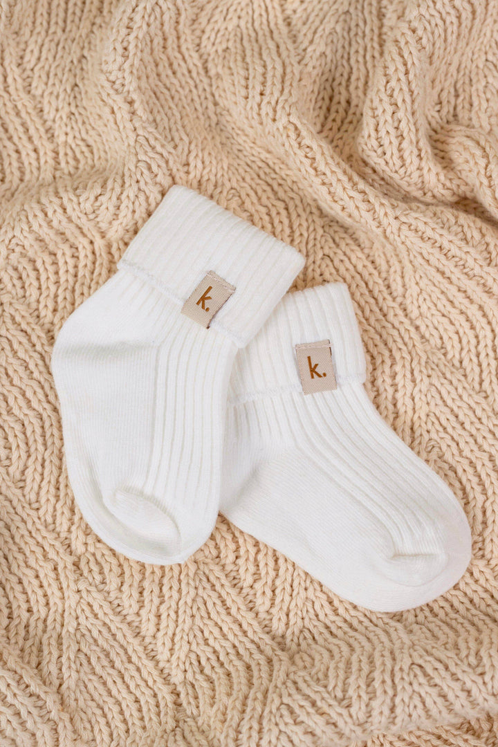 Cotton Ribbed Baby Socks