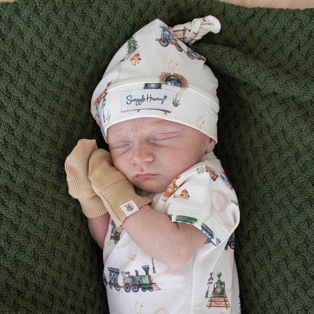 Pebble Organic Cotton Rib Mittens