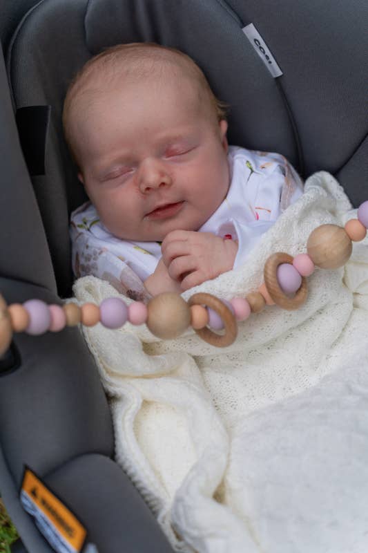 Harlow Pram Garland (tri-colour)
