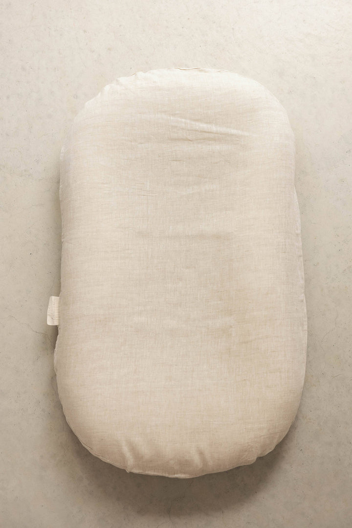 Baby Lounger Nest + Natural Linen Cover