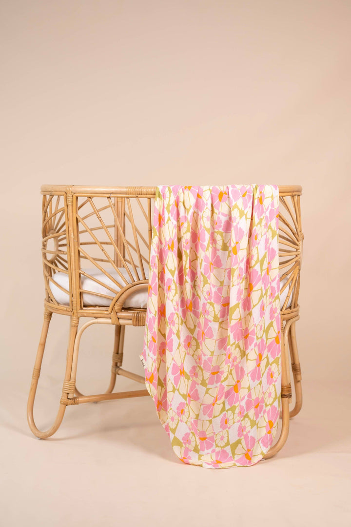Organic Muslin Swaddle - Whimsy