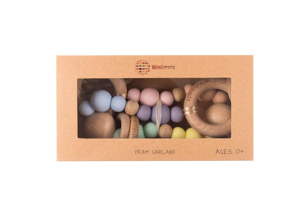 Harlow Pram Garland (tri-colour)