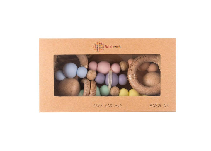 Harlow Pram Garland (tri-colour)