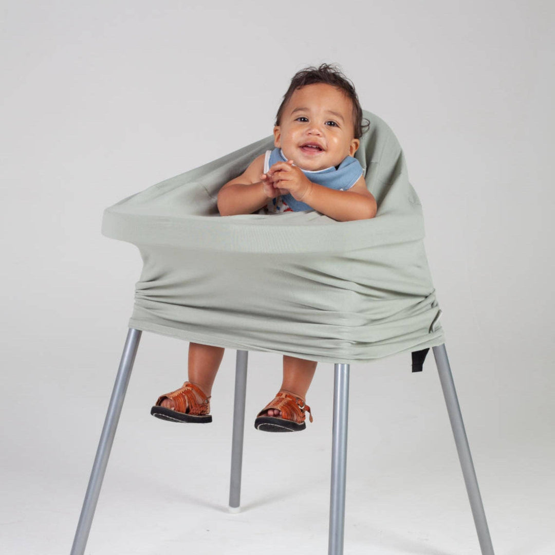 5 in 1 Multi-Use Nursing Mama Cover - Sage Green