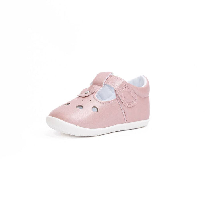ROSIE light pink baby girls t-bars