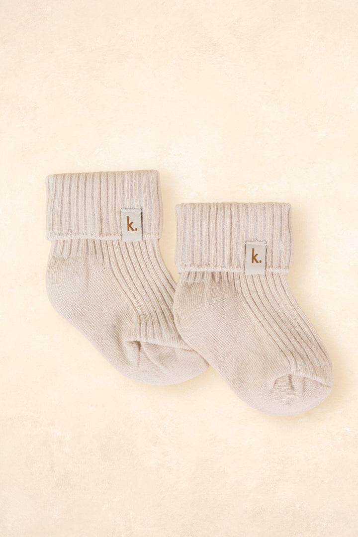 Cotton Ribbed Baby Socks