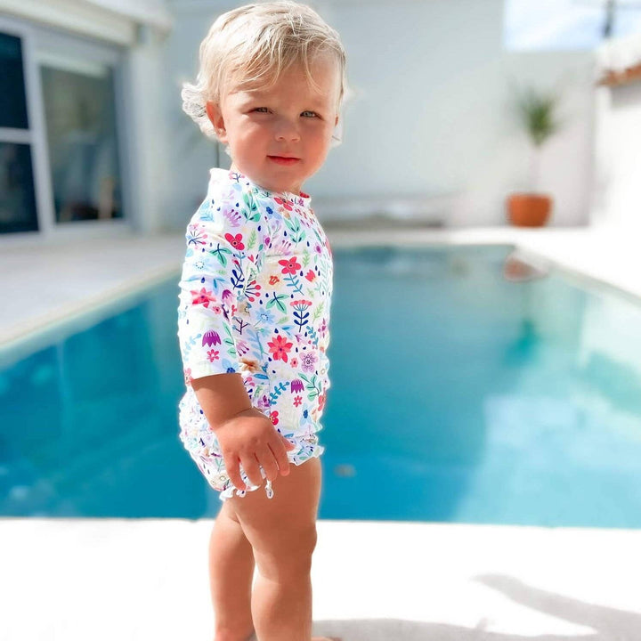 Nappy-change Swimsuit | Ditsy Daisy