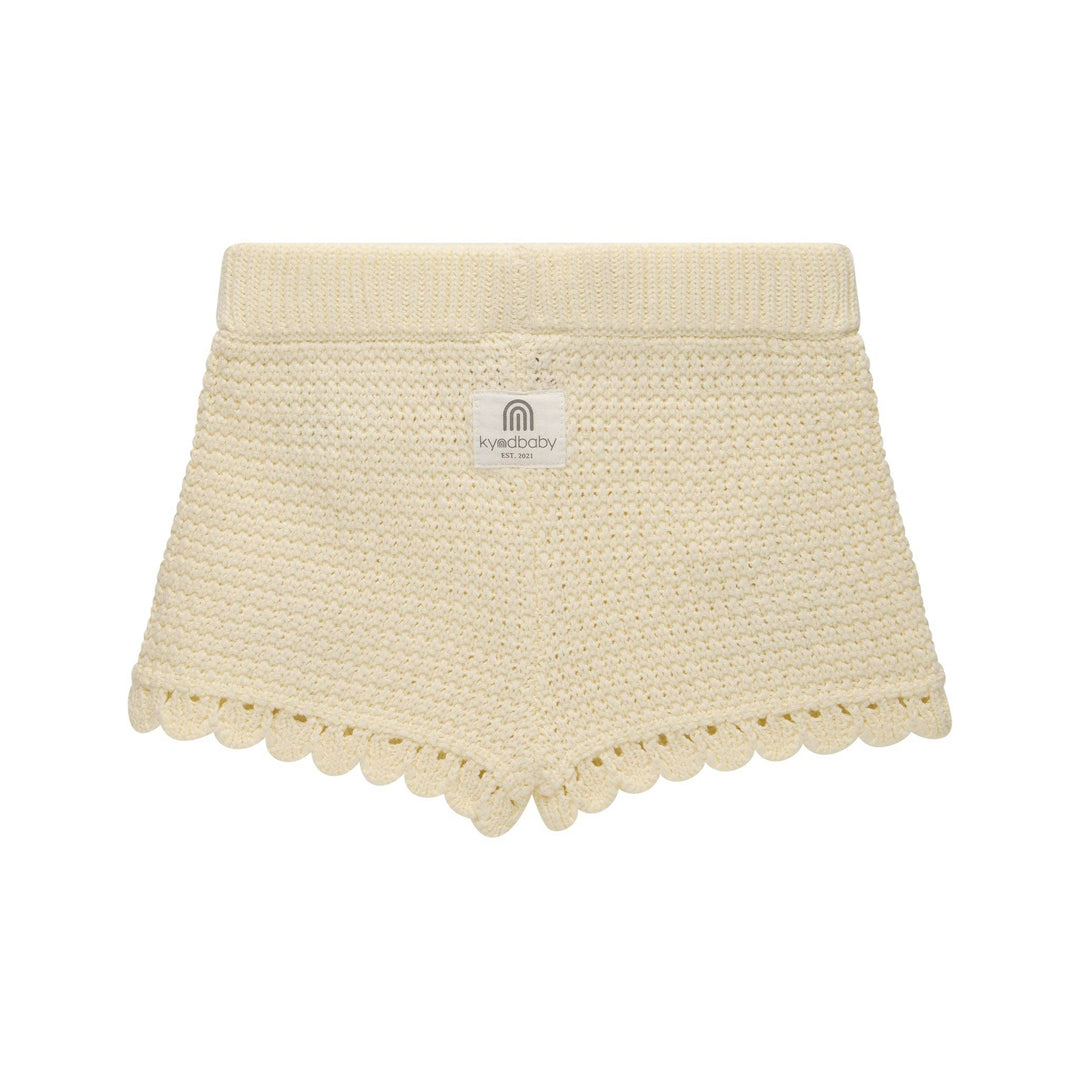 Crochet Short - Coconut