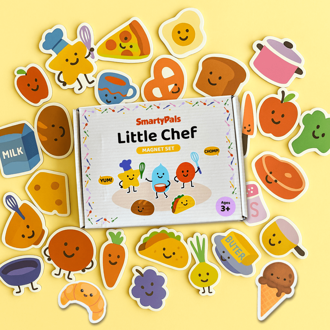 Little Chef Magnet Set | Magnetic Food Play Pieces for Kids