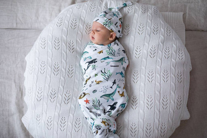 Under the Sea Organic Cotton Swaddle Wrap