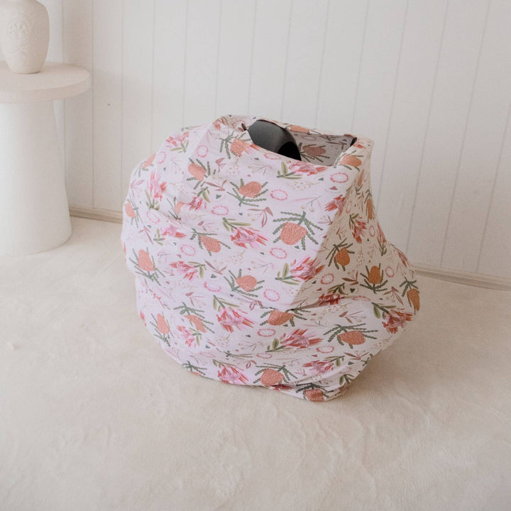 5 in 1 Multi-Use Nursing Mama Cover - Gumnut Blossoms