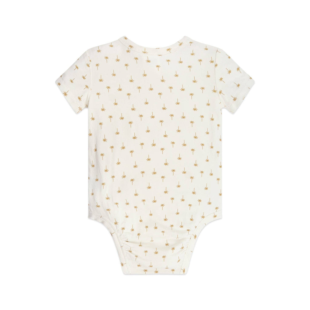 Comfy Bodysuit Short Sleeve - Neutral Palm