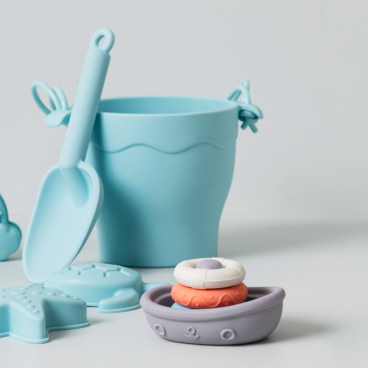 Silicone Stacking Boat with Rings