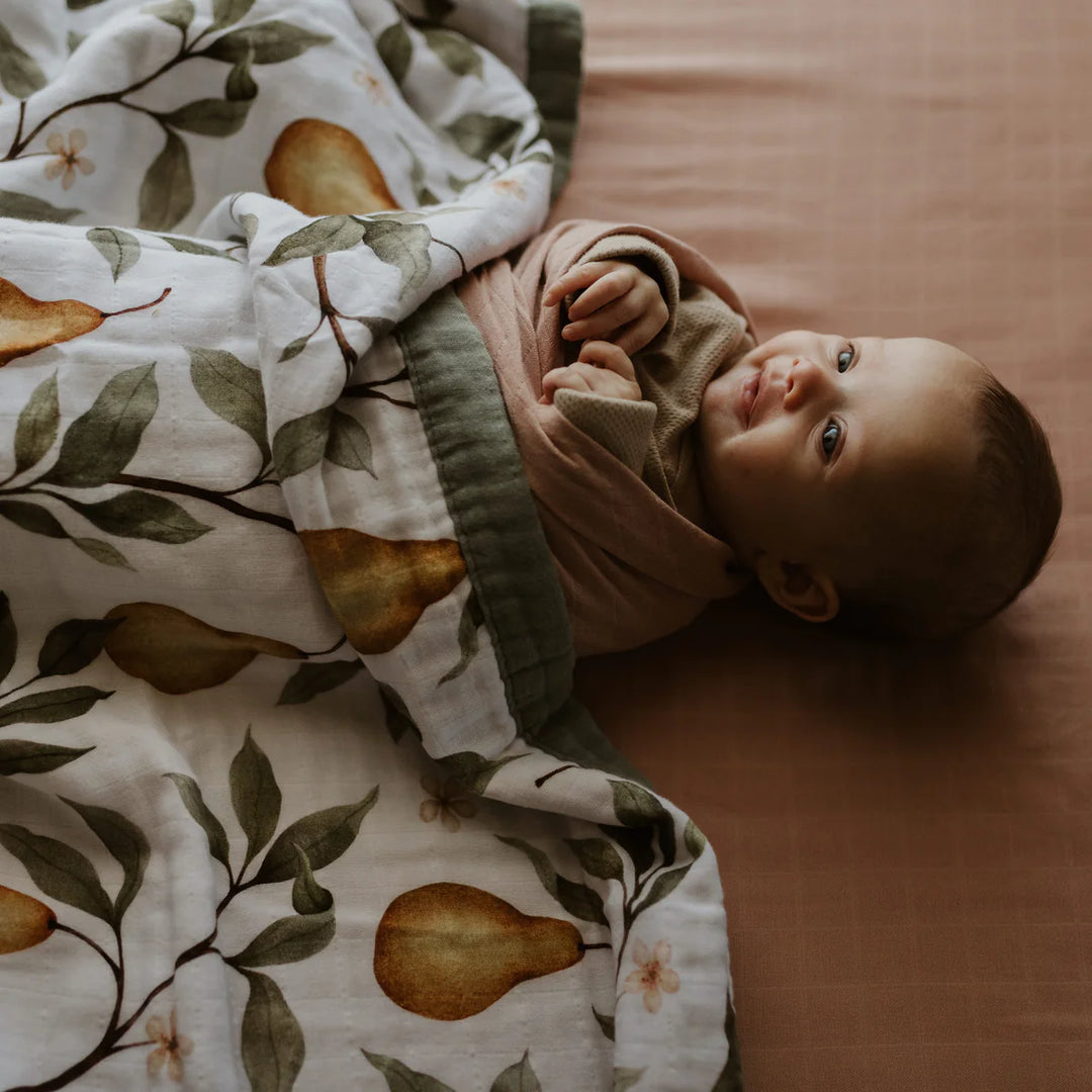 Whimsical Pear Snuggly Blanket