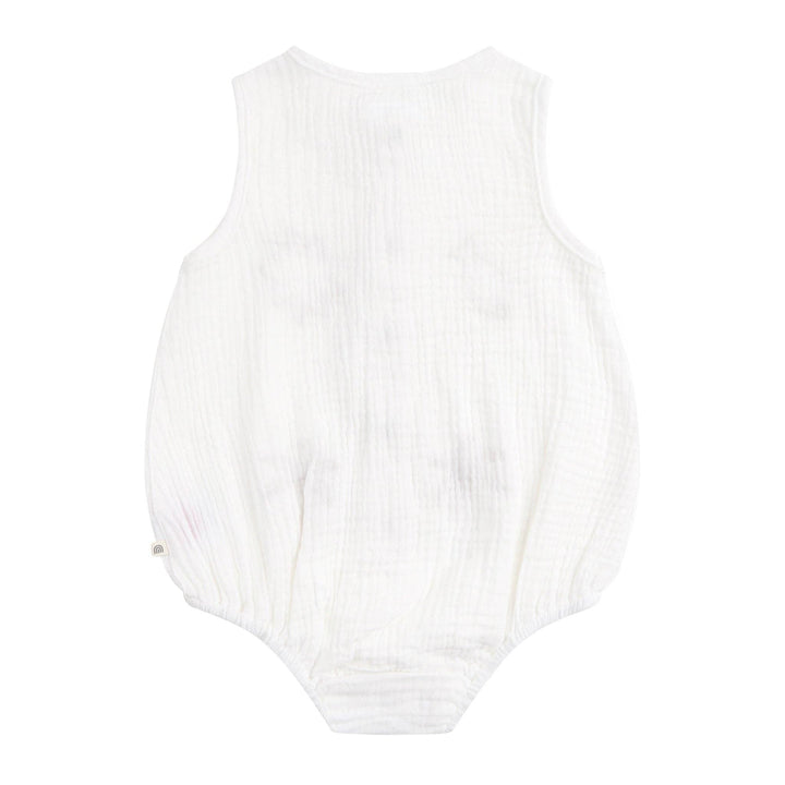 Sleeveless Woven Shortall - Coconut