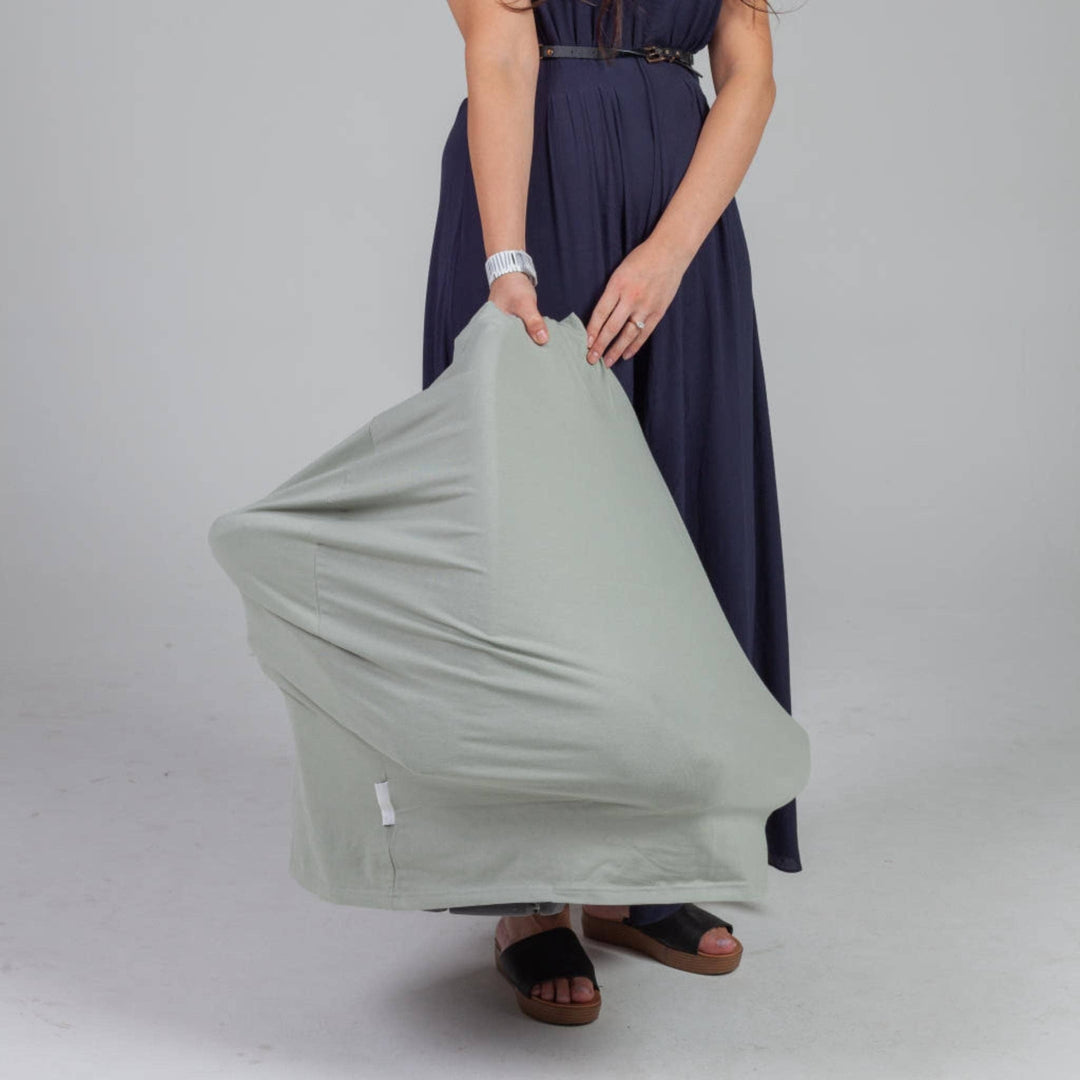 5 in 1 Multi-Use Nursing Mama Cover - Sage Green