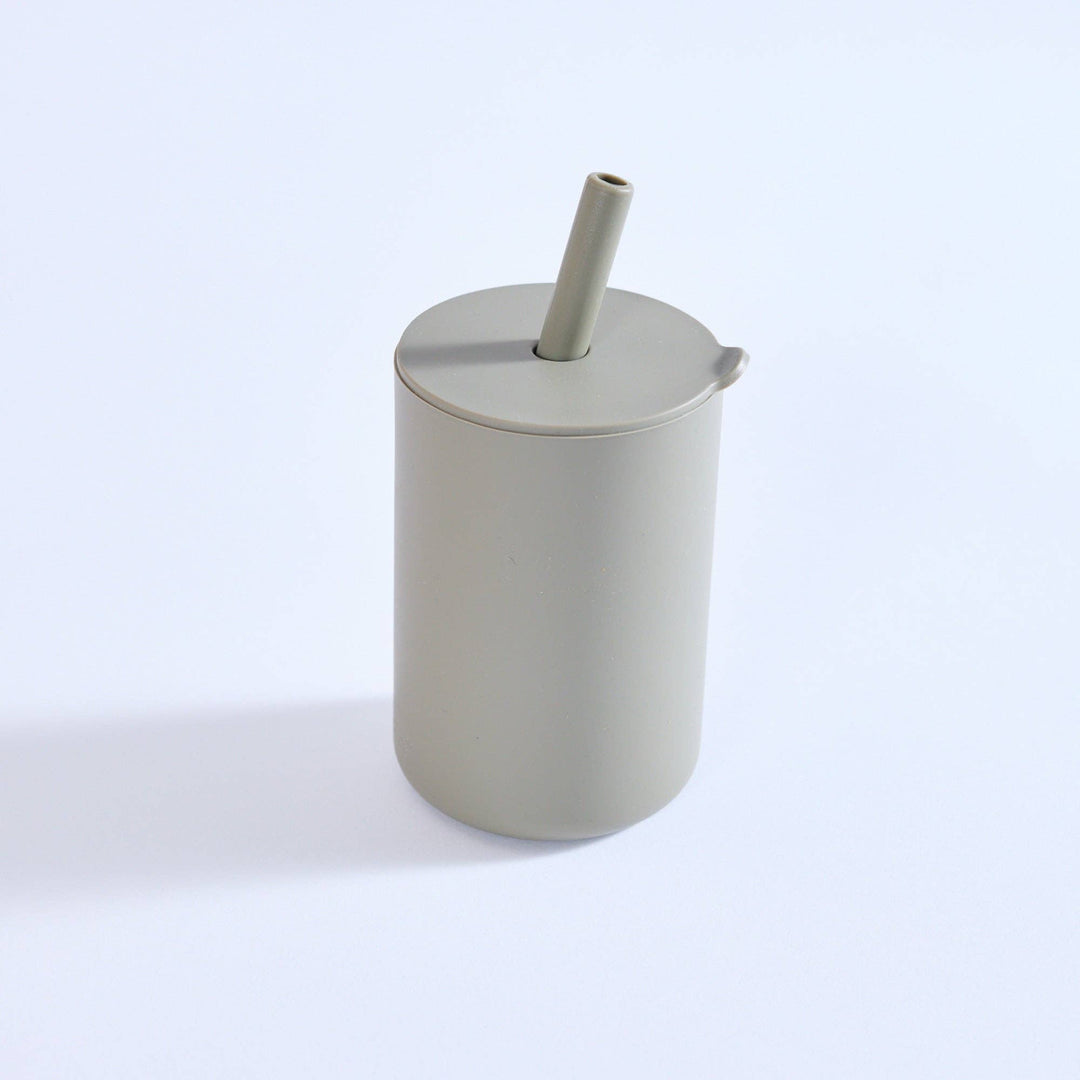 Milk Addict Silicone Cup And Straw Set