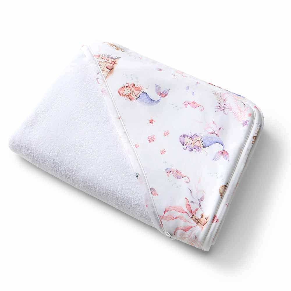 Mermaid Organic Hooded Baby Towel