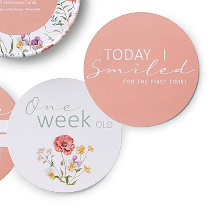 Meadow & Pink Sand Reversible Milestone Cards