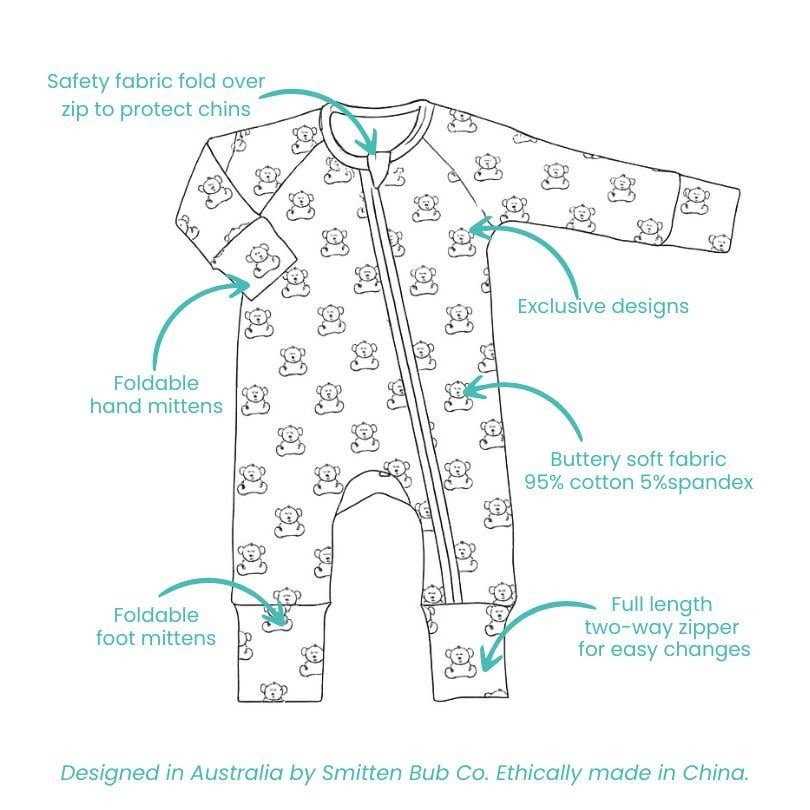 DACHSHUND | Full Zip Unisex Romper Onsie