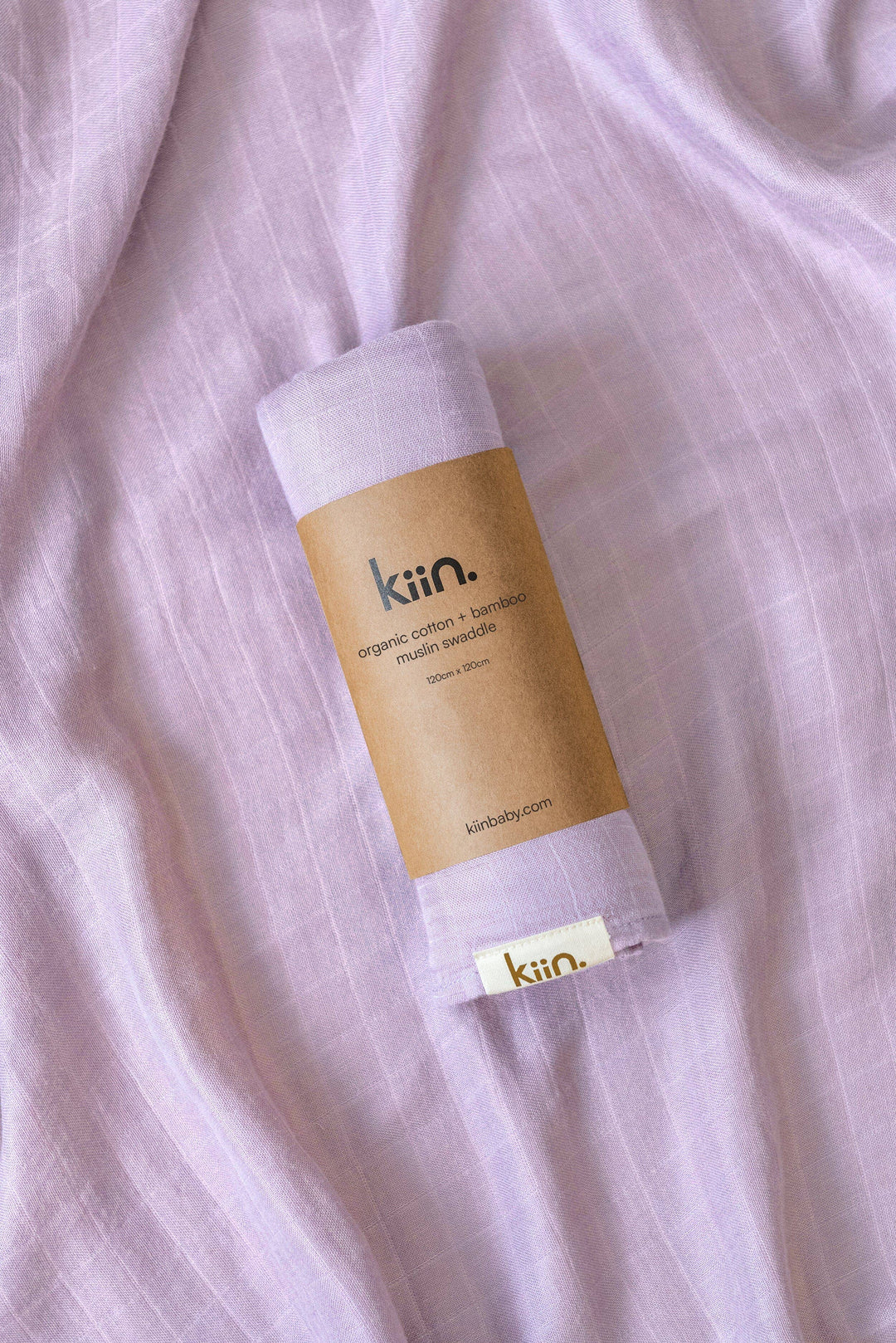 Organic Muslin Swaddle - Lilac