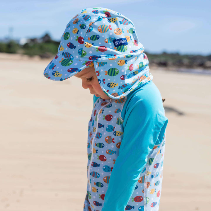Sun Swim Flap Cap | Fish Frenzy