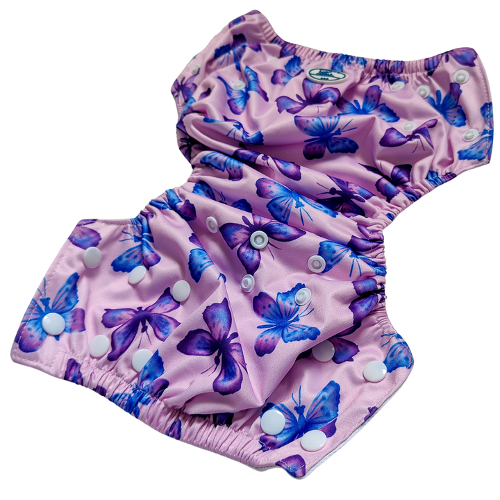 REUSABLE SWIM NAPPY ~ BUTTERFLIES