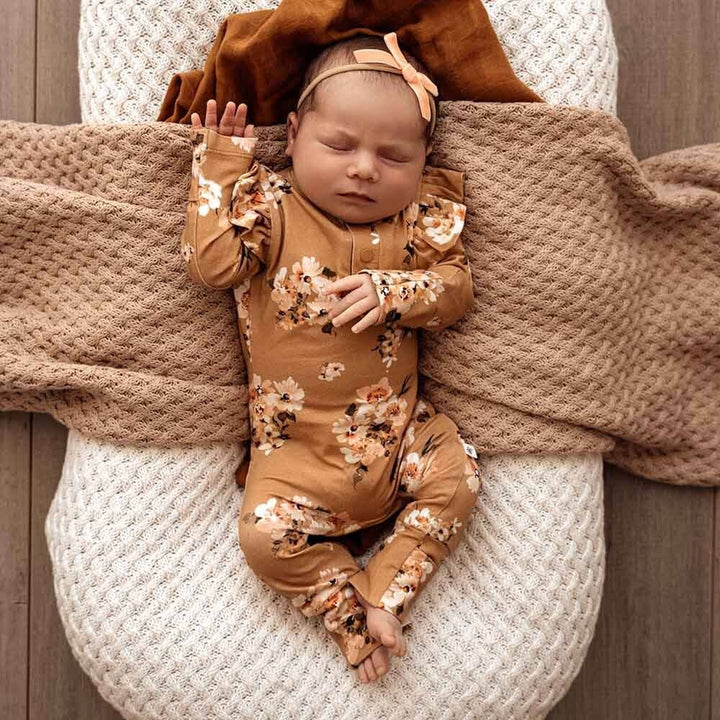 Golden Flower Organic Cotton Growsuit