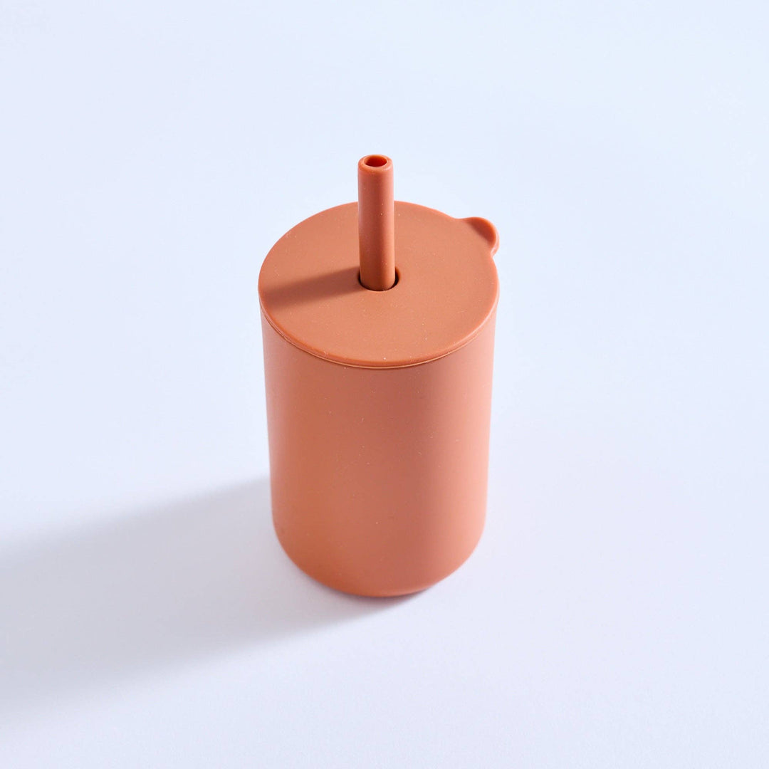 Milk Addict Silicone Cup And Straw Set