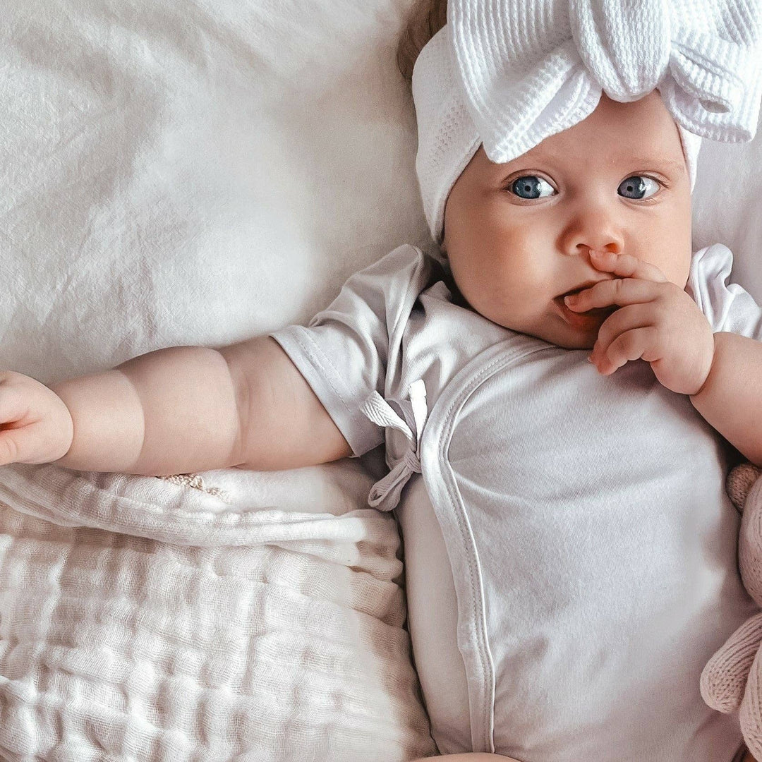 Bamboo/Organic Cotton Willow Bodysuit - Soft Lilac