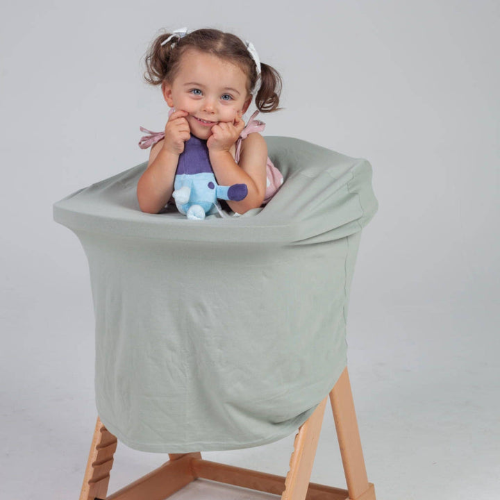 5 in 1 Multi-Use Nursing Mama Cover - Sage Green