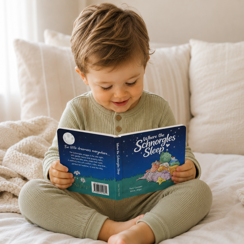 Bedtime Board Book for Babies | Where the Schnorgles Sleep