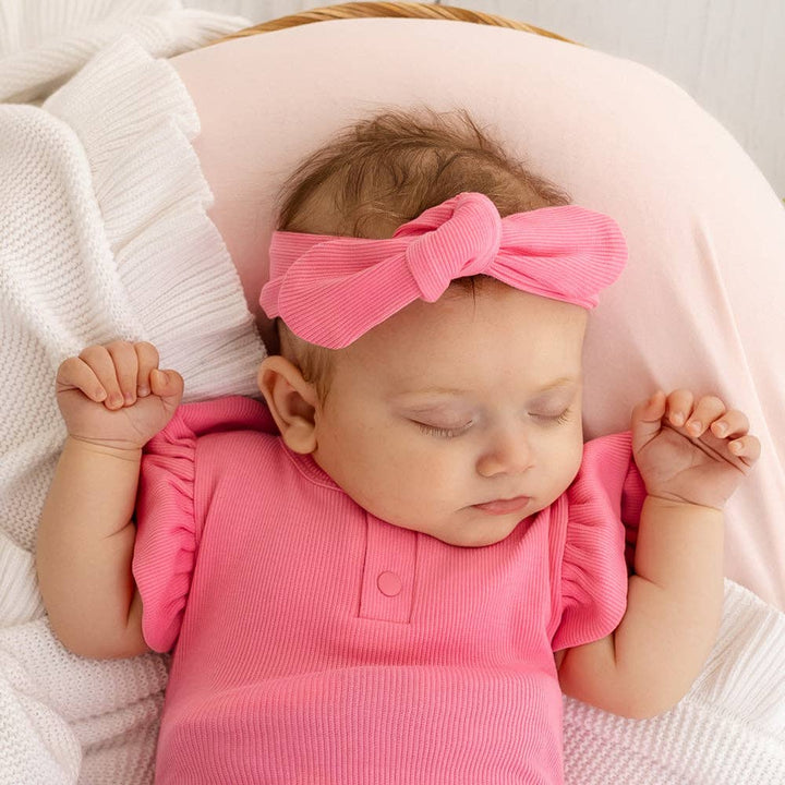 Candy Ribbed Organic Topknot/Bow