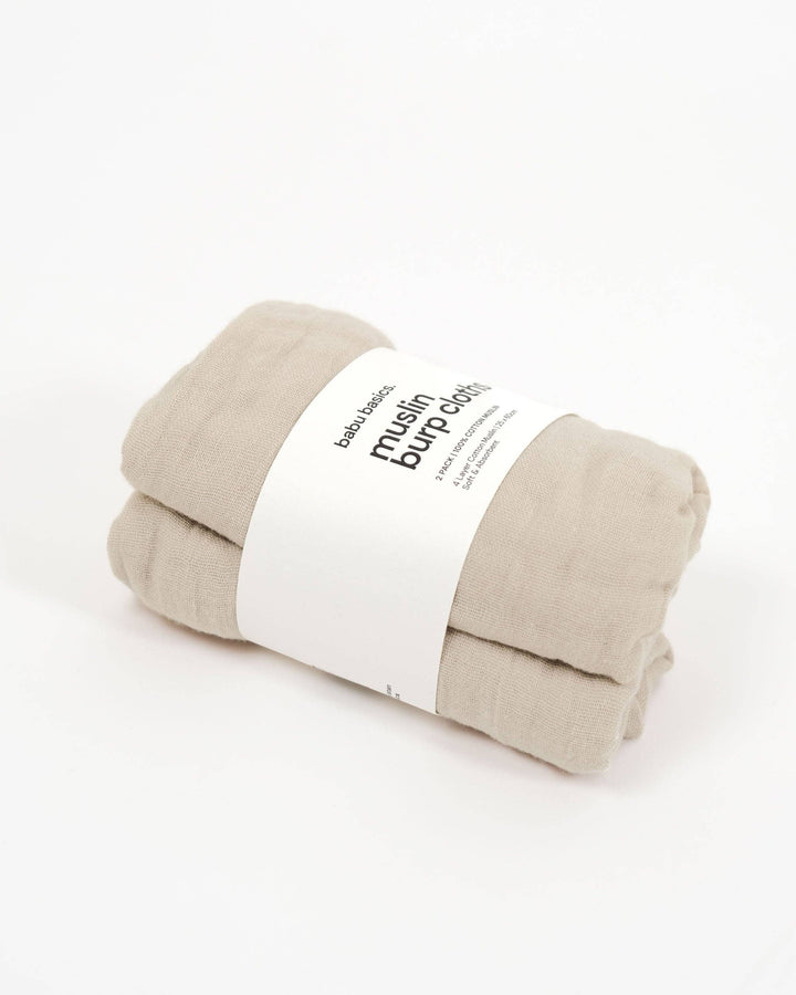 Muslin Burp Cloth Set (2 pack)