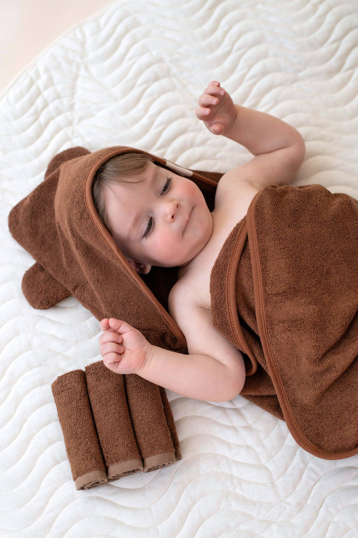 Hooded Towel - Chocolate